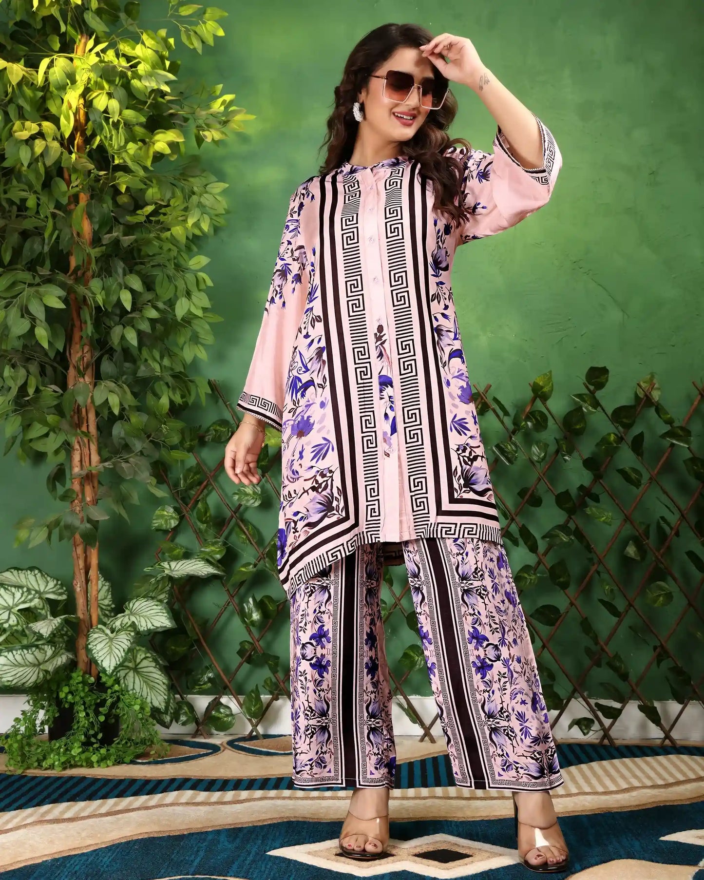 Lazuli Summer Pink Co-ord set