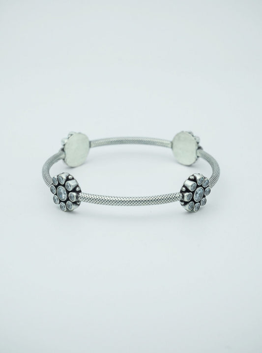 Pure Silver Vana Bangle