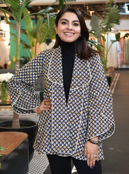 Violeta Wool Navy Jacket