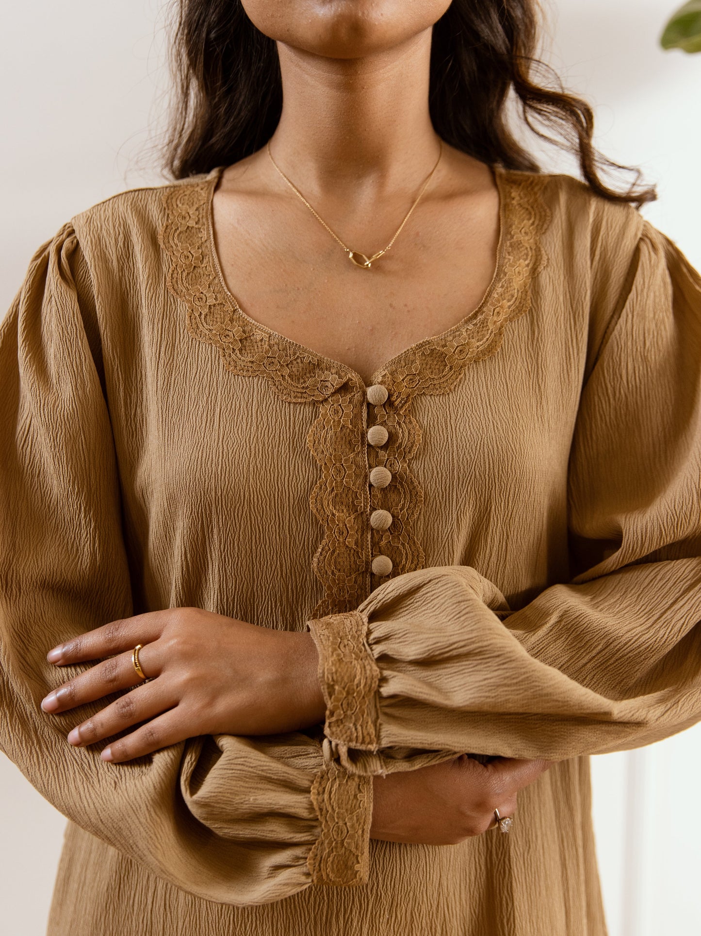 Cocoa Creme Soft Crepe Night Maxi