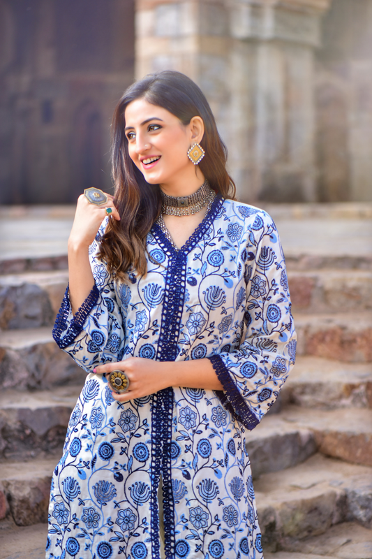 Eira Wool Blend Kurta Set