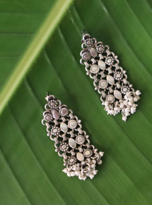 Pure Silver Aalok Silver Earrings
