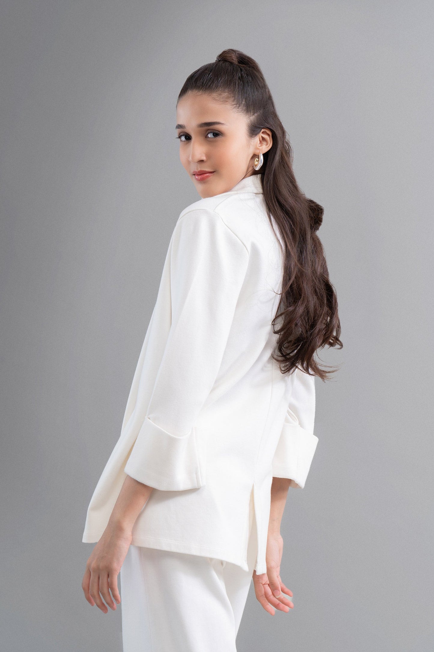 Snugknit® Ivory Blazer Set