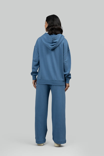 'Thriving In Chaos' Cotton Terry Zip-up Hoodie Set