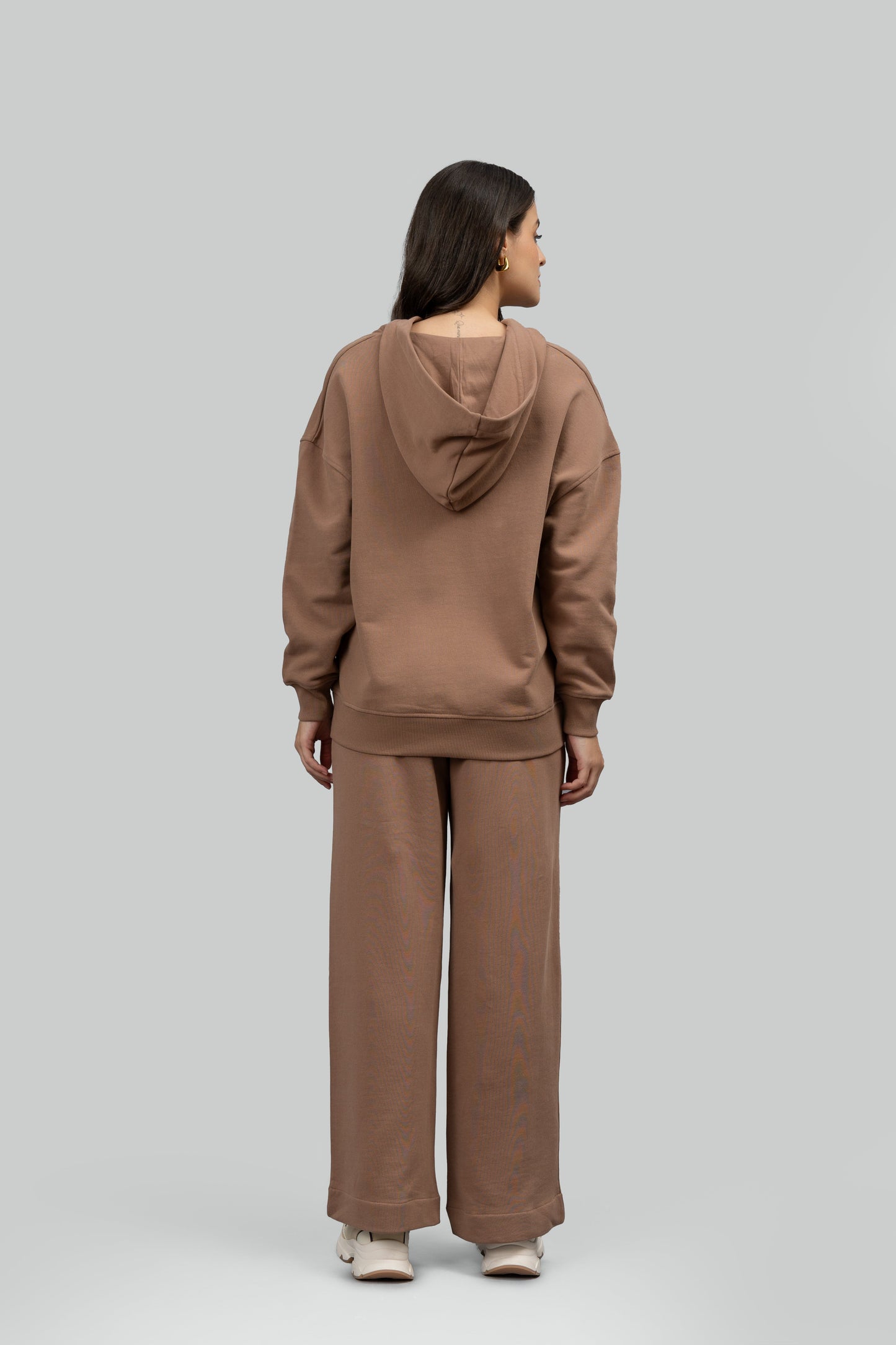 Mocha Terry Hoodie Co-ord Set