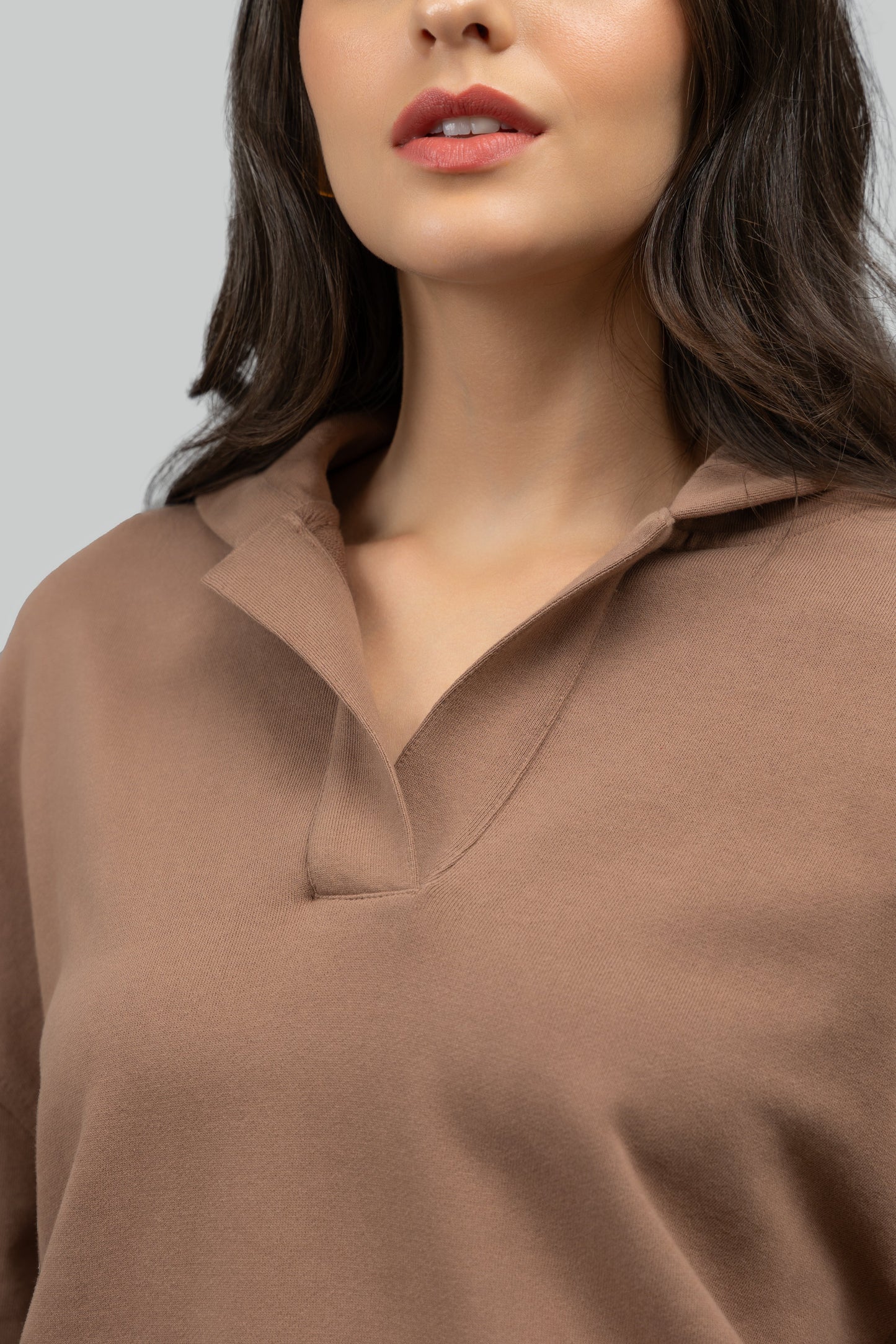 Mocha Terry Hoodie Co-ord Set