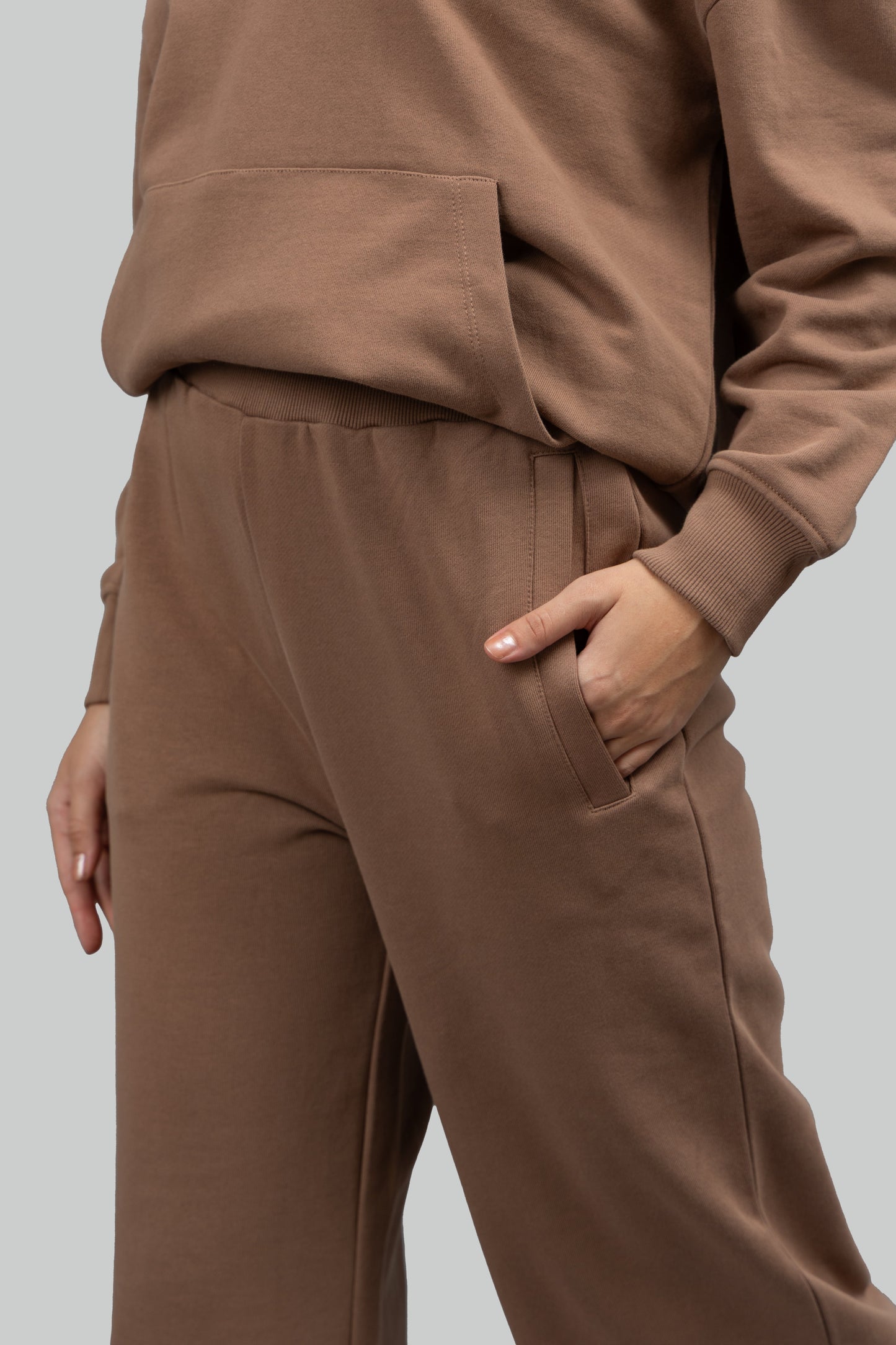 Mocha Wide Leg Lounge Pants