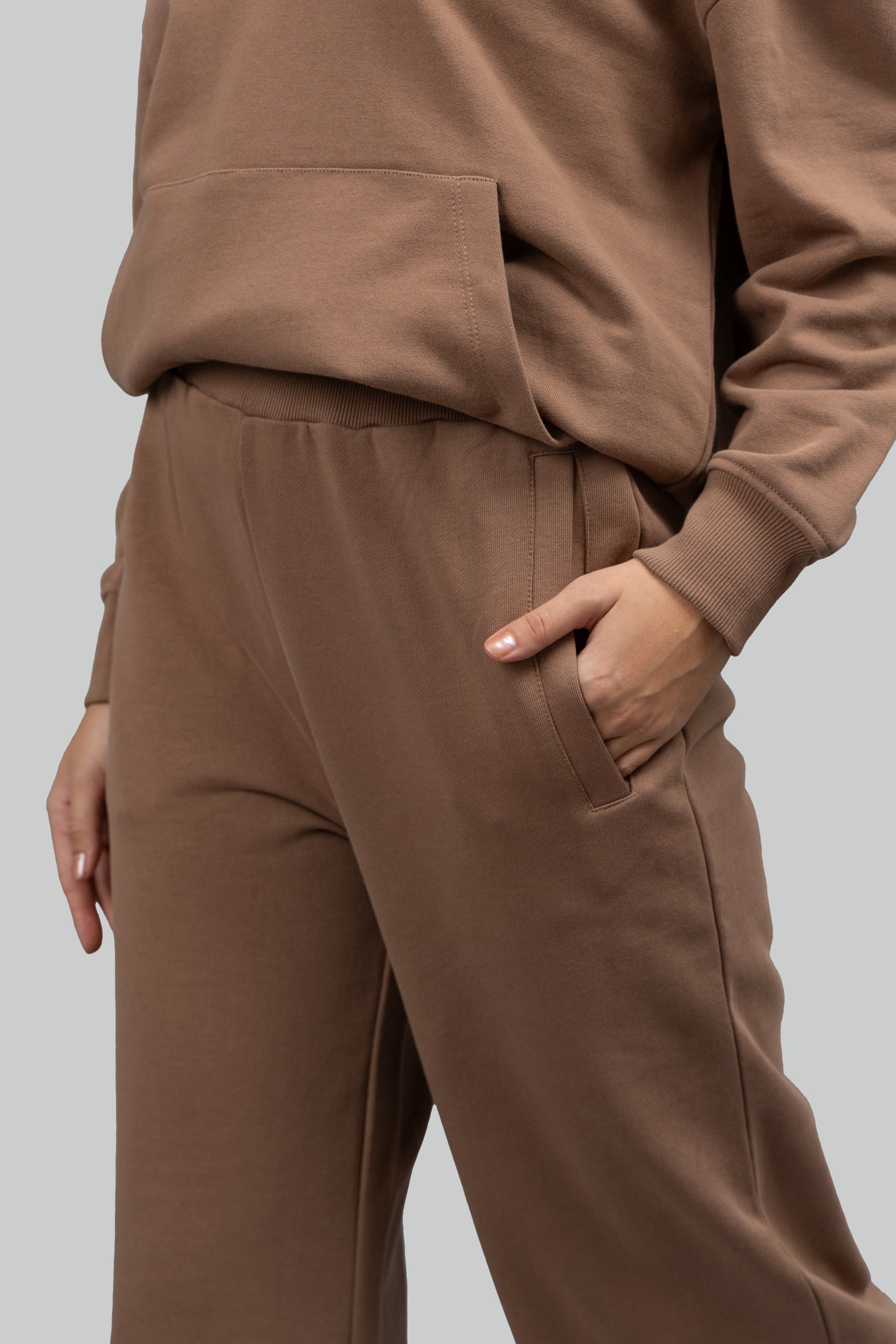 Mocha Wide Leg Lounge Pants