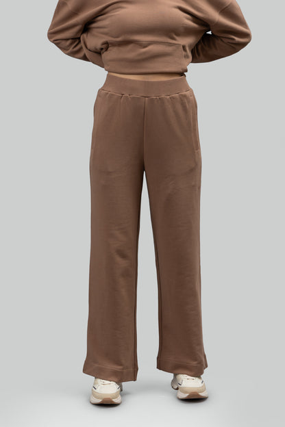 Mocha Wide Leg Lounge Pants