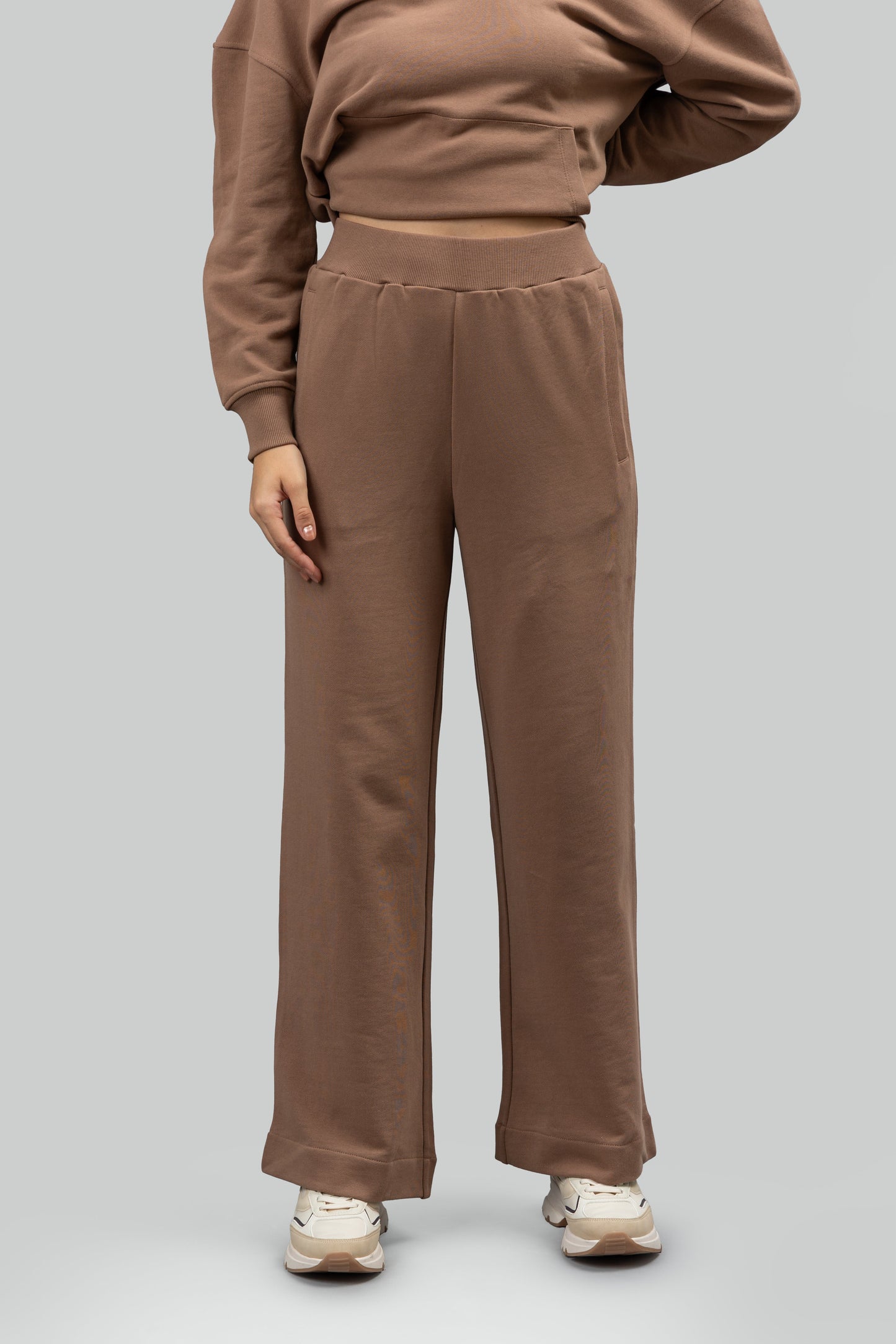 Mocha Wide Leg Lounge Pants