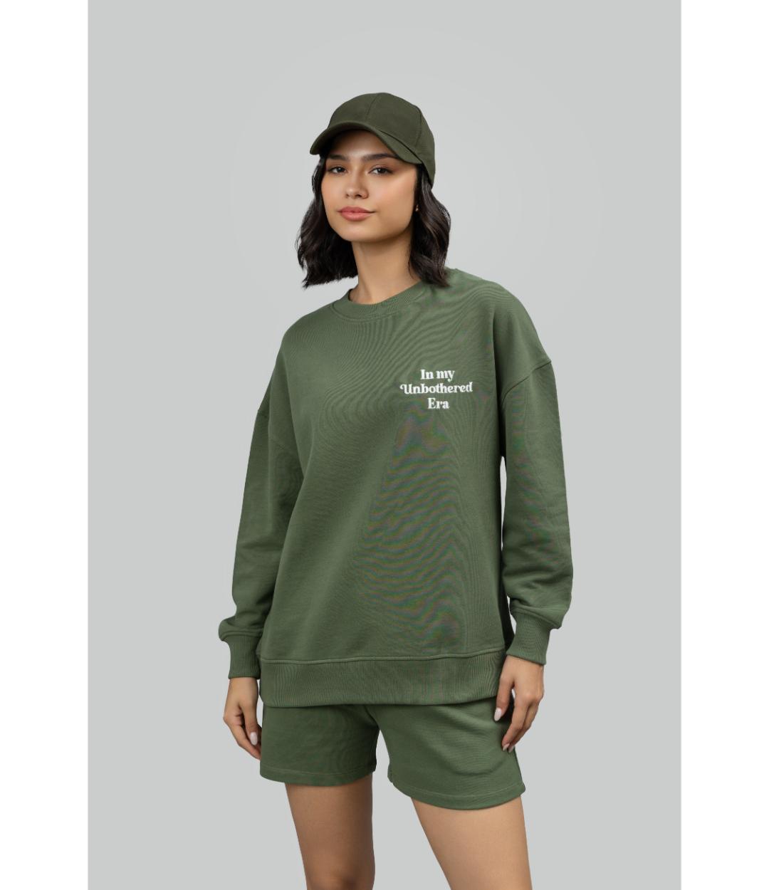 'Unbothered Era' Terry Shorts Lounge Set