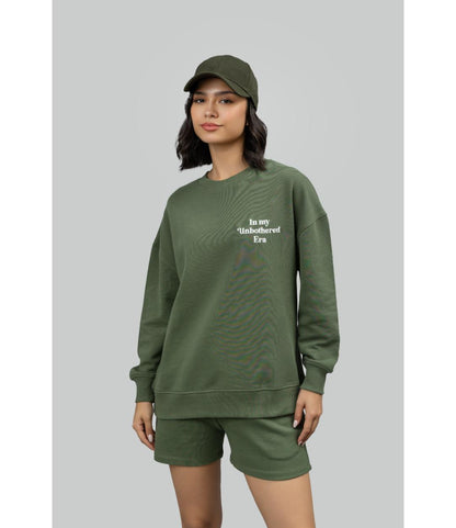 'Unbothered Era' Terry Shorts Lounge Set