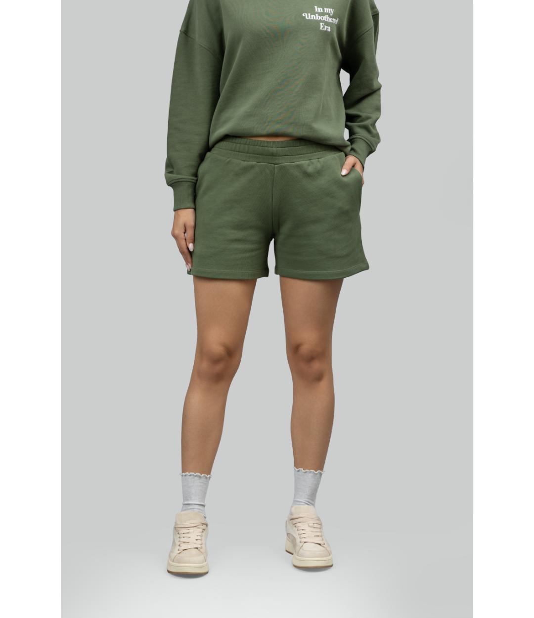 'Unbothered Era' Terry Shorts Lounge Set