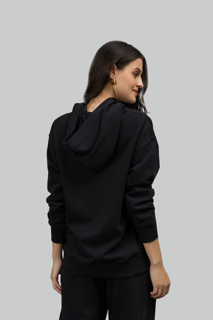 Midnight Black Oversized Hoodie
