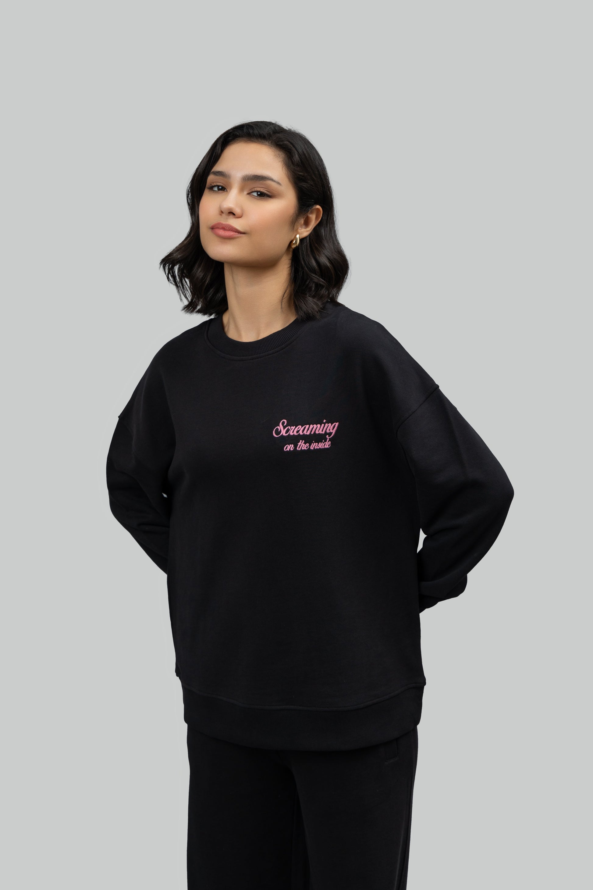 'Screaming On The Inside' Terry Sweatshirt