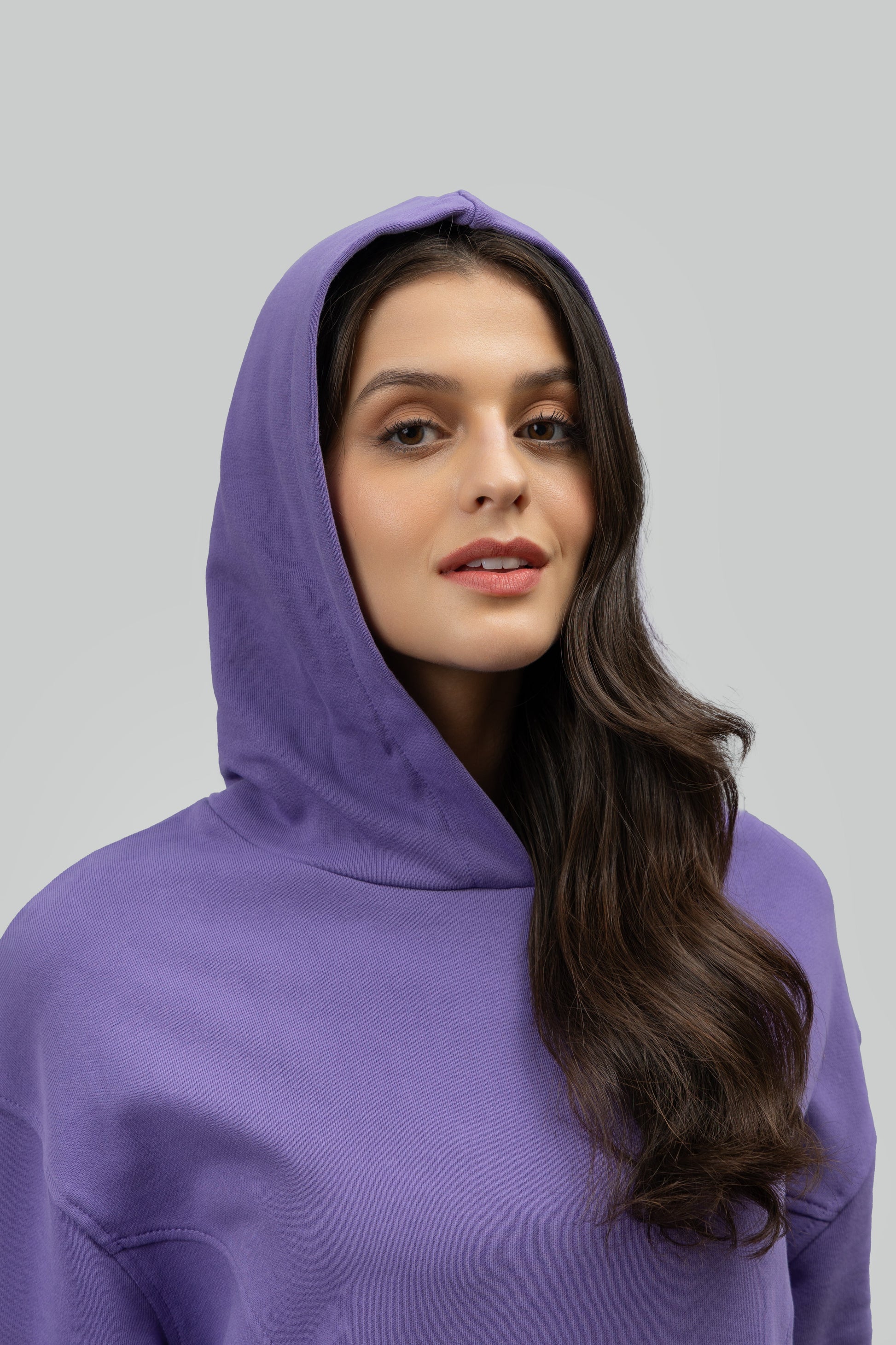 Soft Lavender Oversized Hoodie