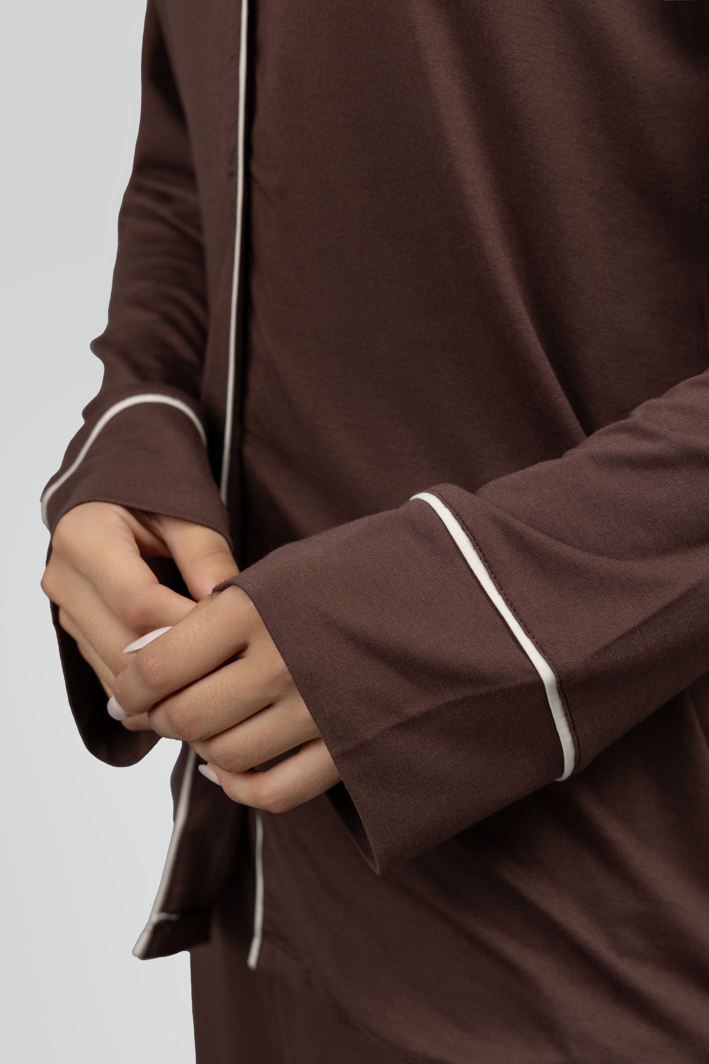 Luxe Dark Cocoa Modal Sleep Top