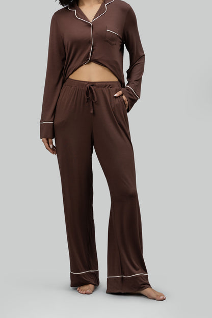 Luxe Dark Cocoa Modal Sleep Pajamas
