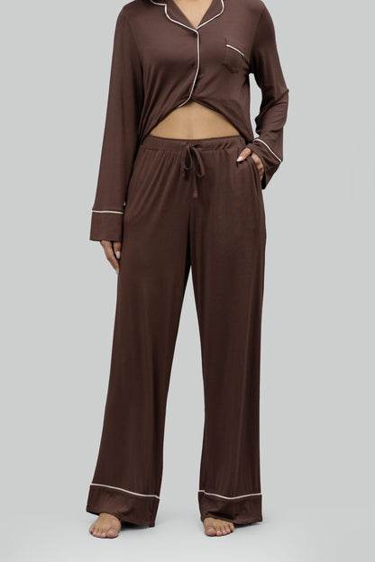 Luxe Dark Cocoa Modal Sleep Pajamas