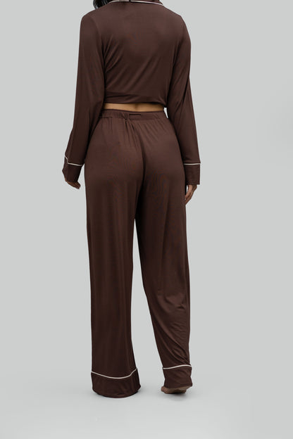 Luxe Dark Cocoa Modal Sleep Pajamas