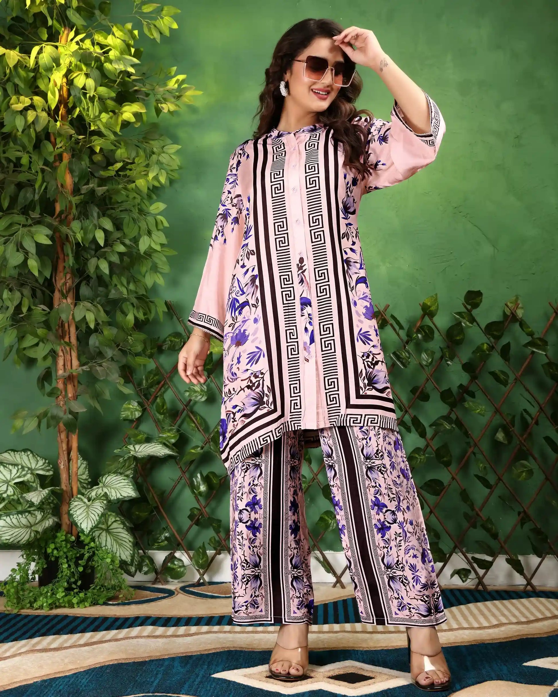 Lazuli Summer Pink Co-ord set