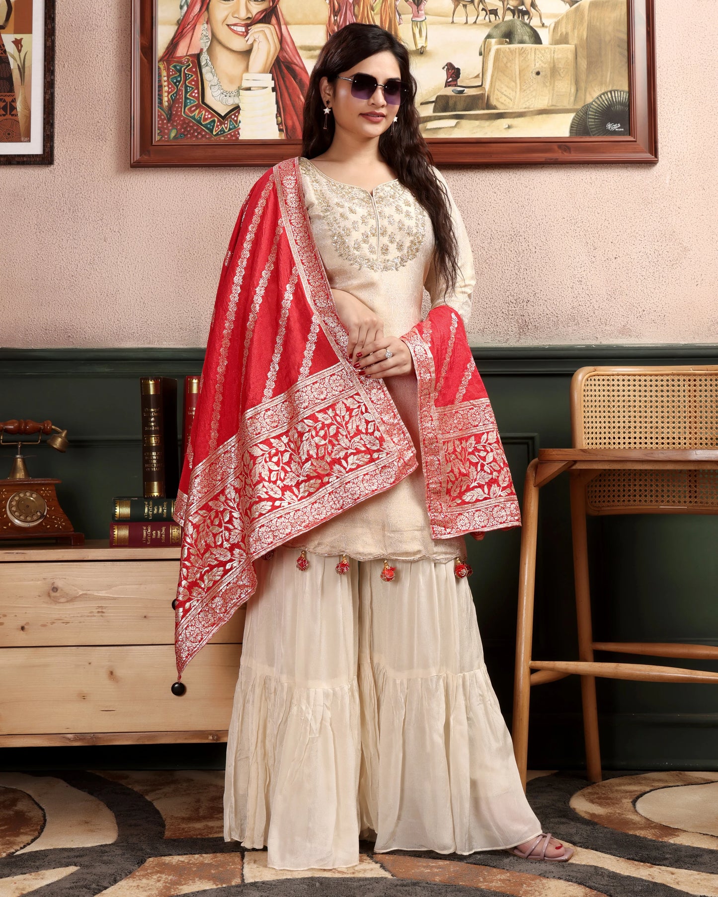 Roohi Charm Sharara with Dupatta