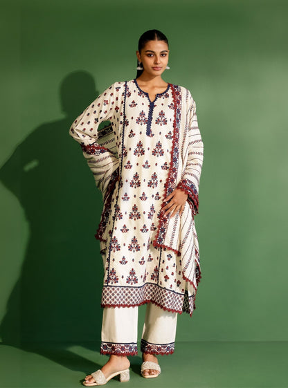 Marlow Wool Off White Kurta Set