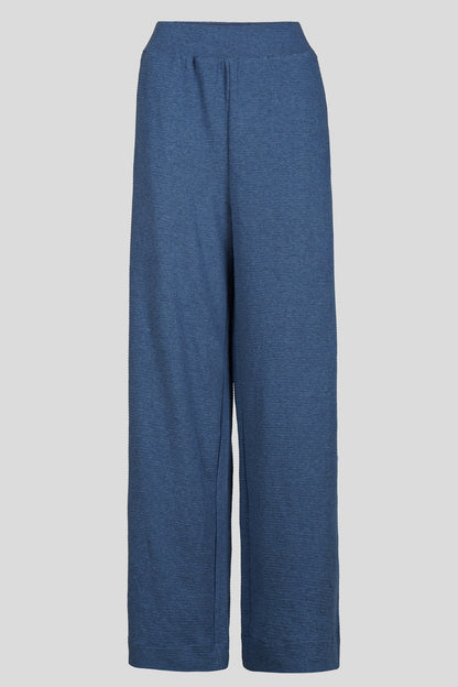 Relaxed Cloudy Blue Wide Leg Lounge Pants