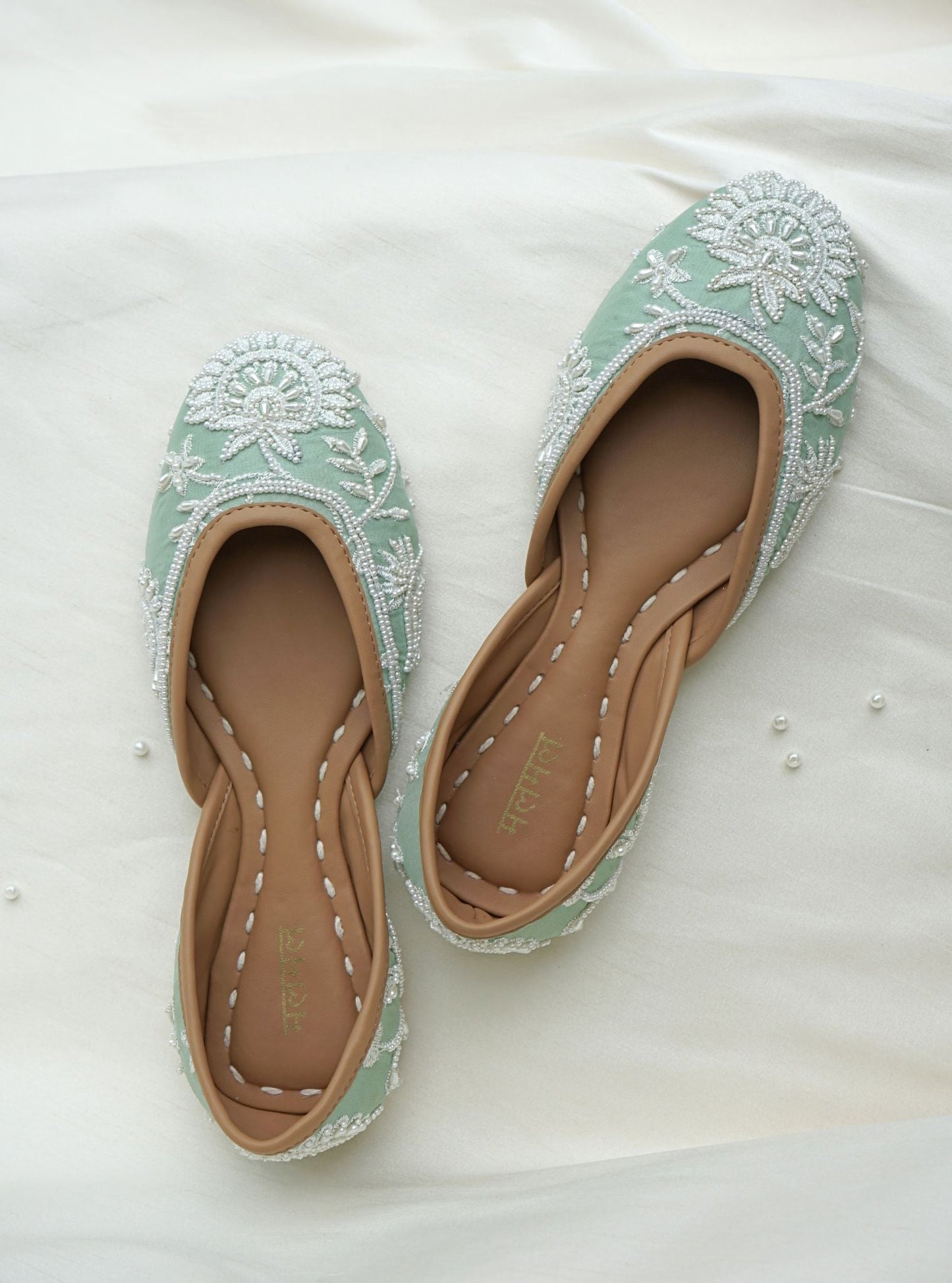 Mira Light green Vegan Jutti