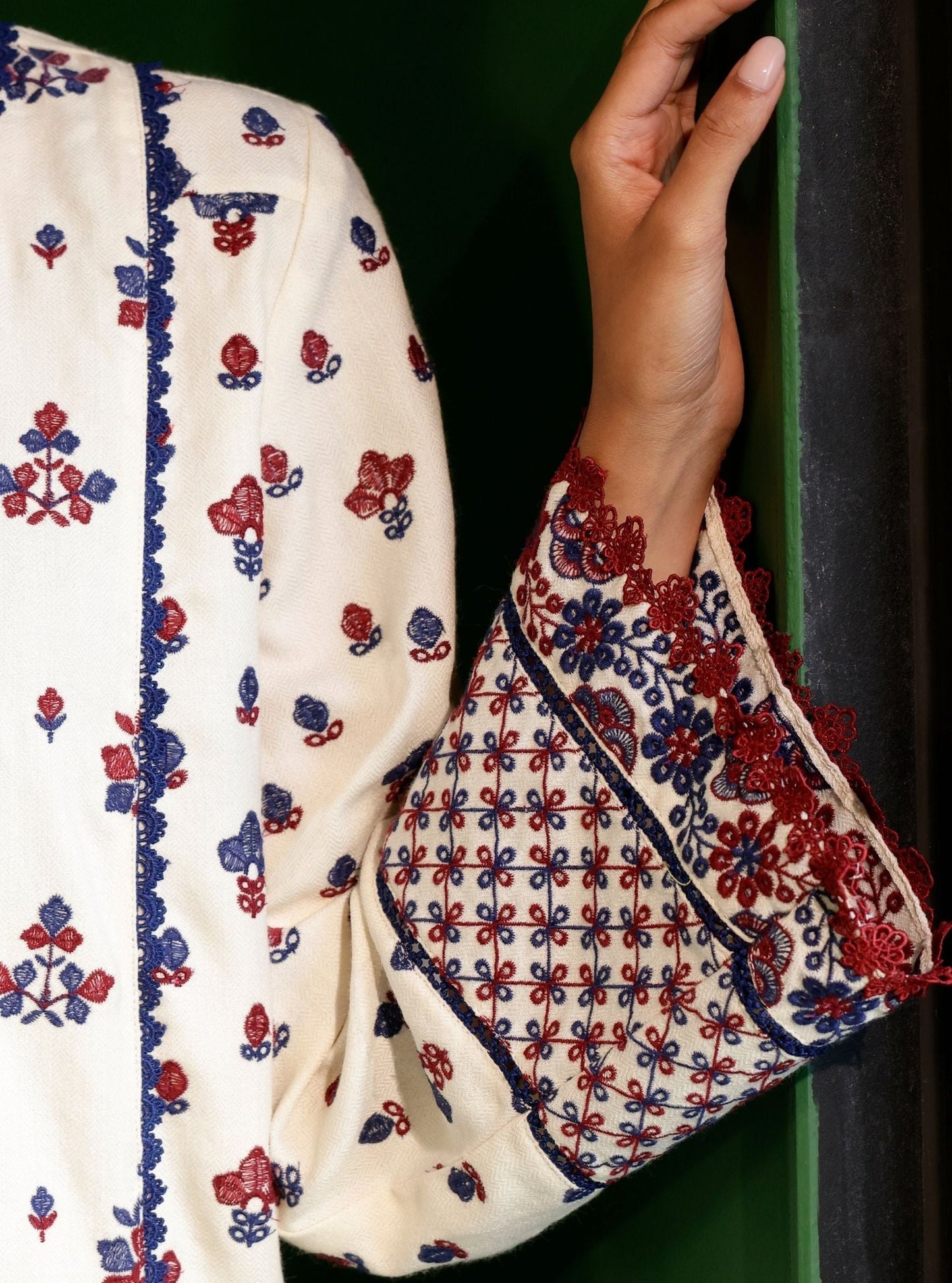 Marlow Wool Off White Kurta Set