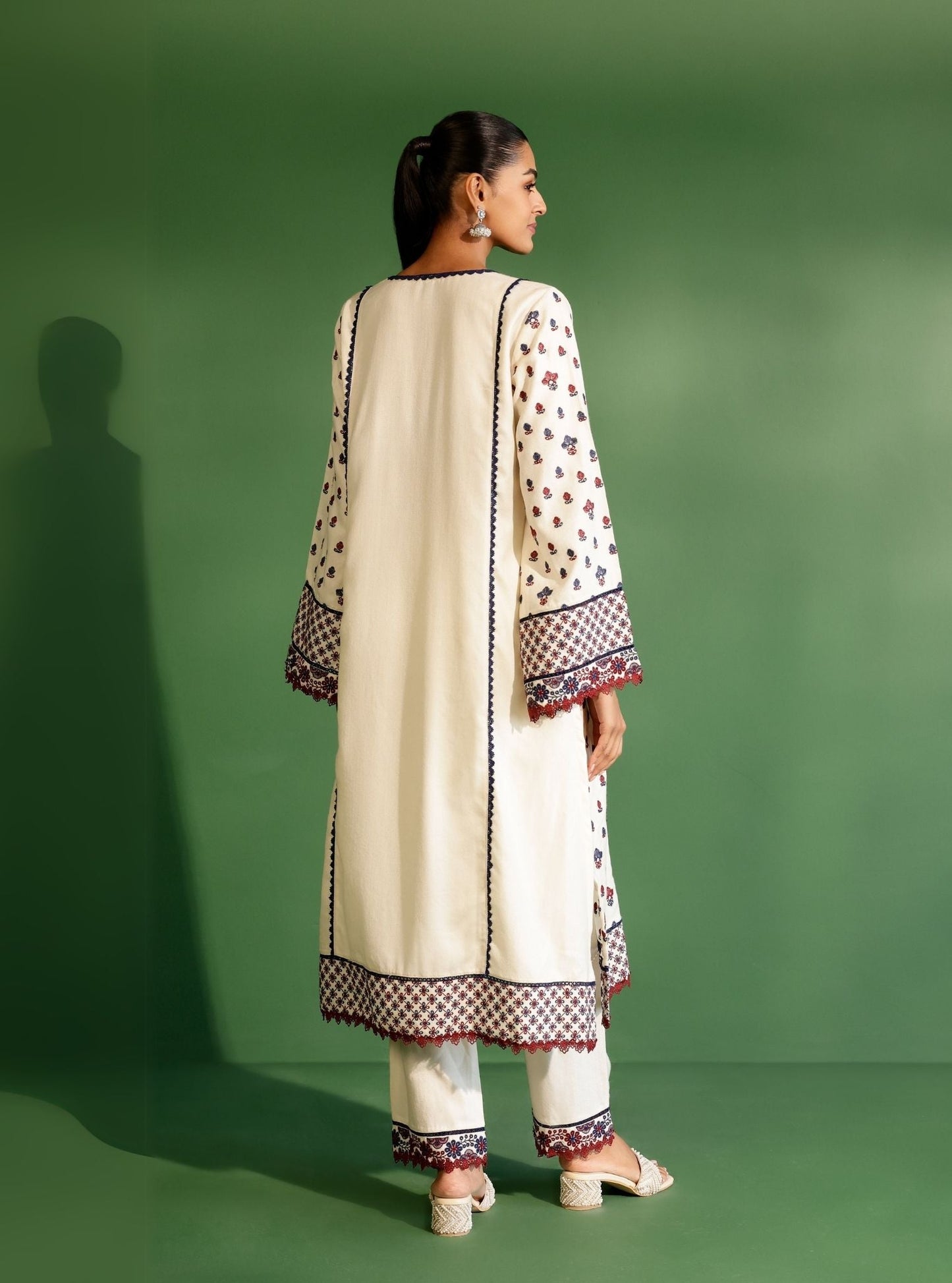Marlow Wool Off White Kurta Set