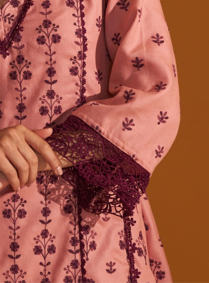 Selby Wool Pink Kurta Set