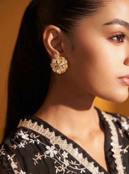 Pure Silver Falah Studs