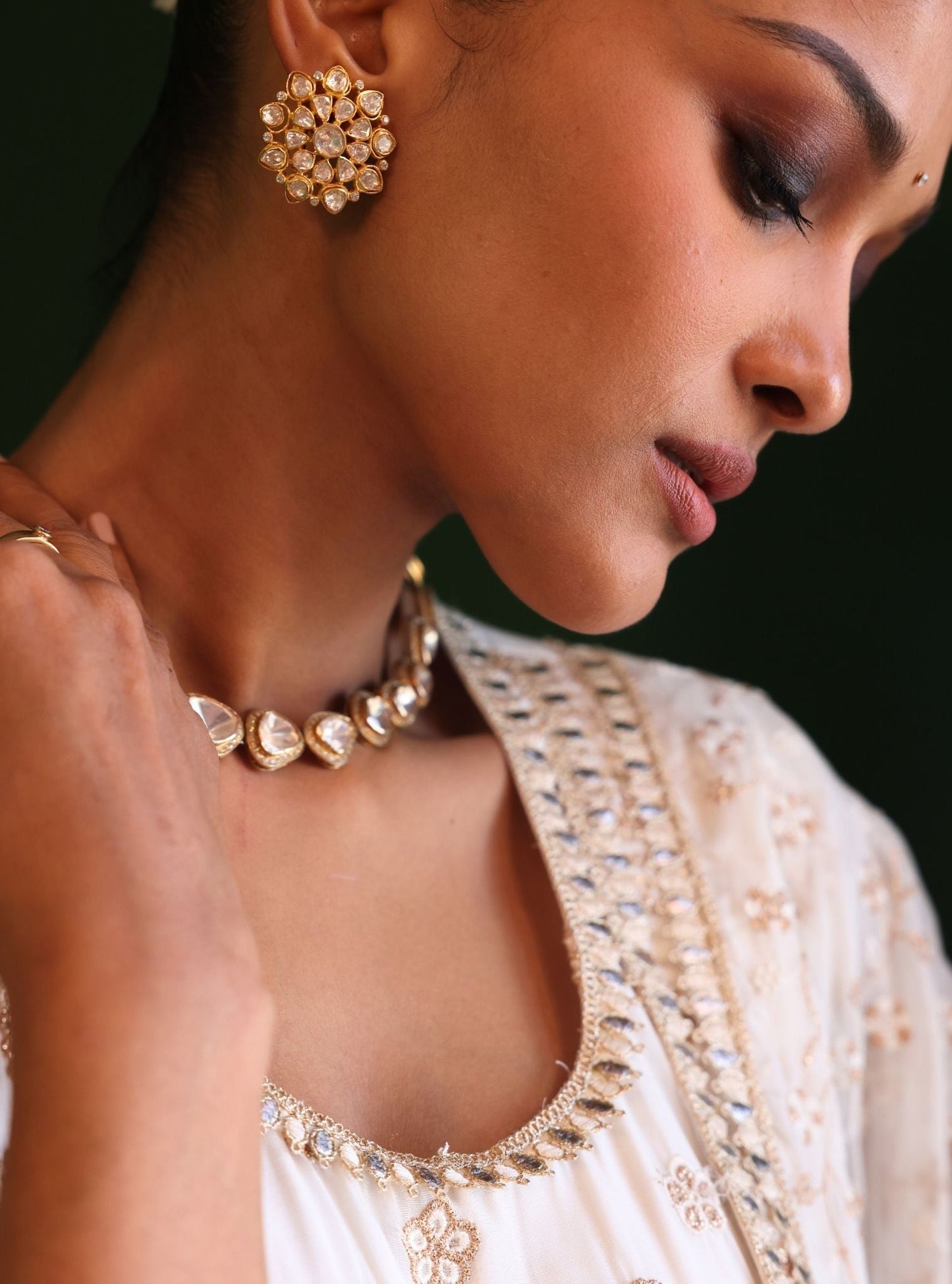 Pure Silver Hina Studs