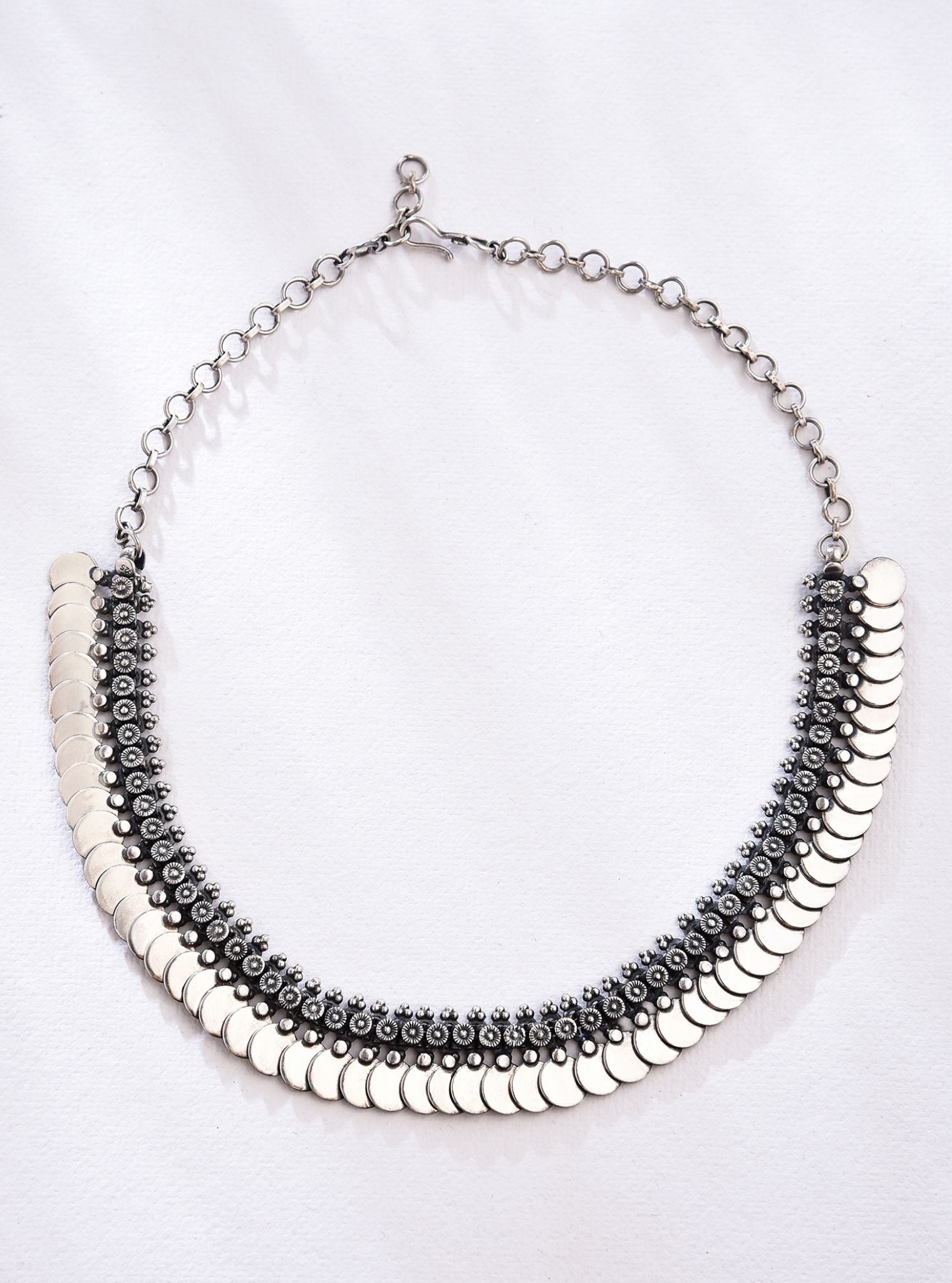 Pure Silver Tashi Necklace