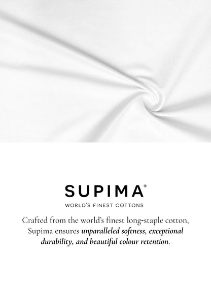 Aashay Supima Cotton Navy Kurta With Eyelet Supima Cotton White Pant