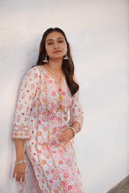 Pure Silver Pearl Pancheli Bangle