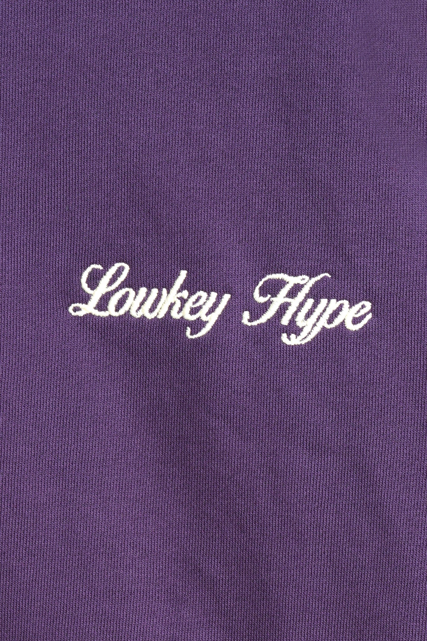 'Lowkey Hype' Terry Crop Top