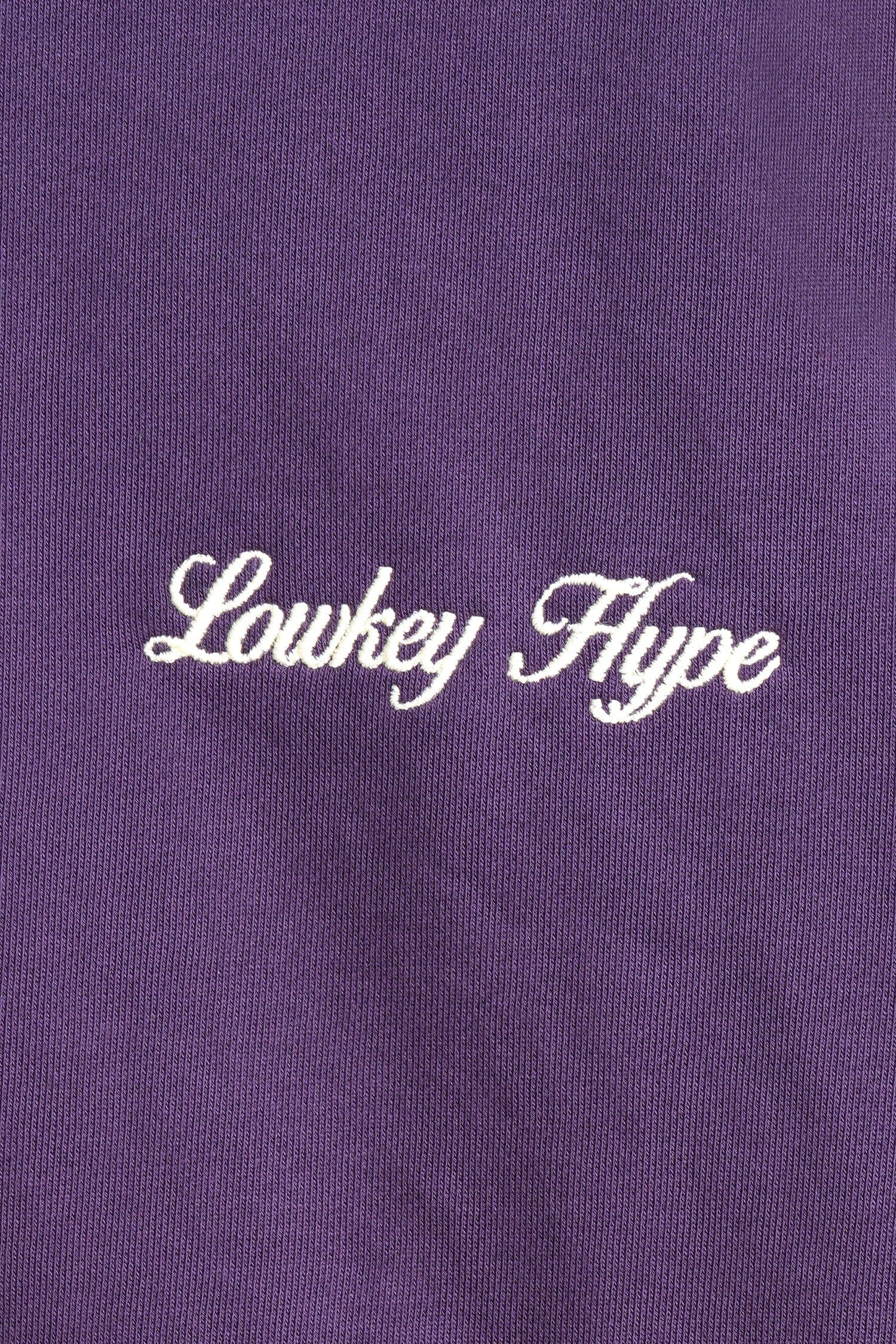 'Lowkey Hype' Terry Crop Top