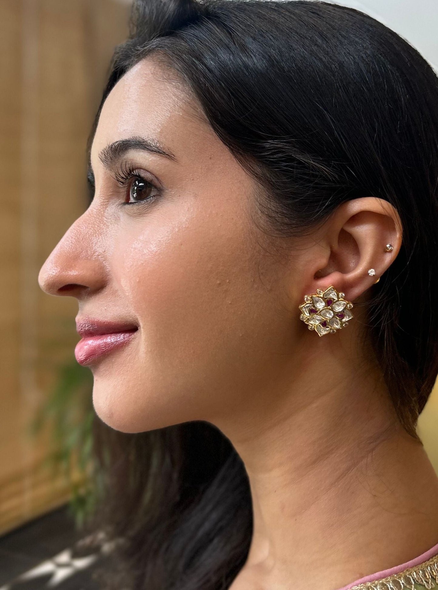 Pure Silver Svara Studs