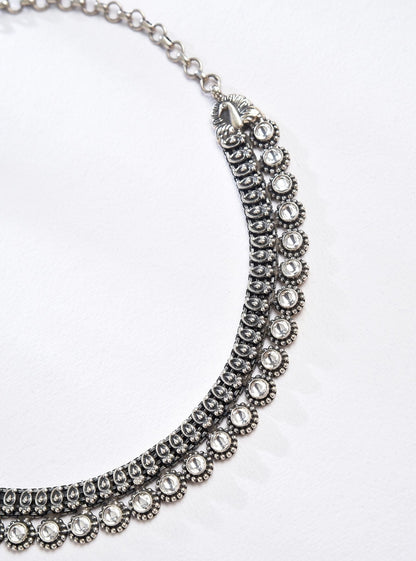 Pure Silver Amra Necklace