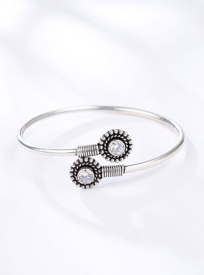 Pure Silver Nandi Bracelet