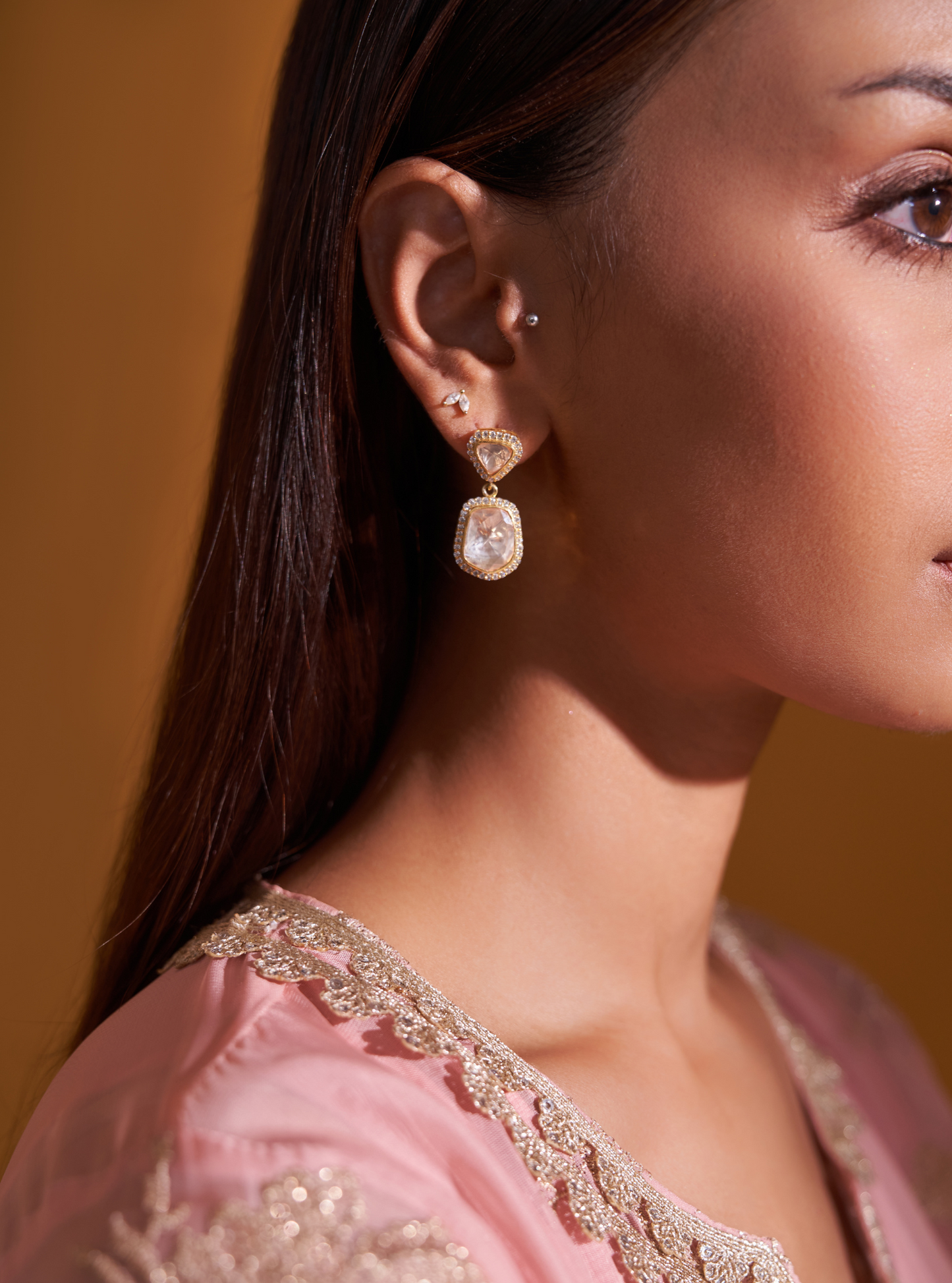 Pure Silver Insha Earrings