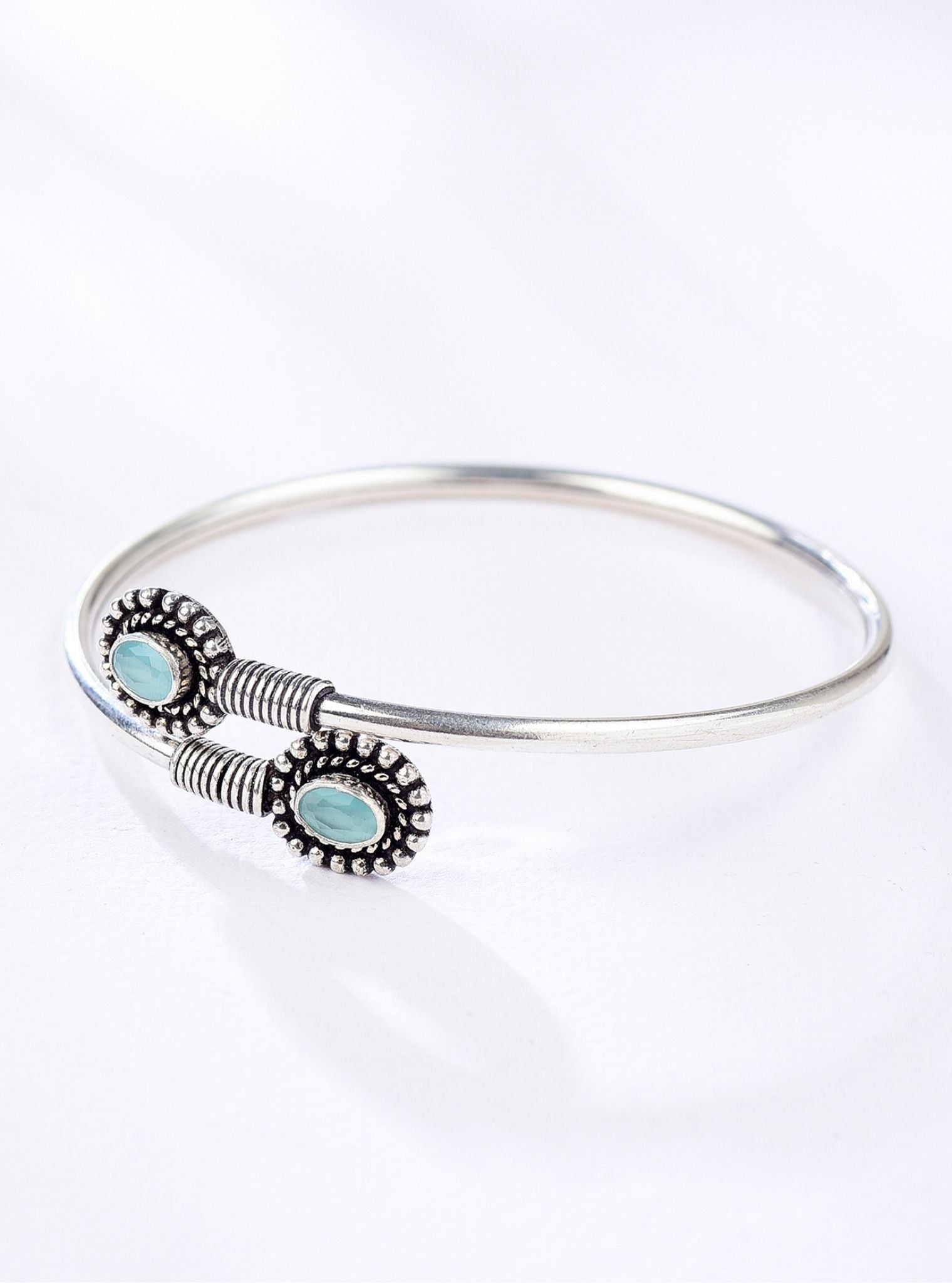 Pure Silver Ziya Light Blue Bracelet