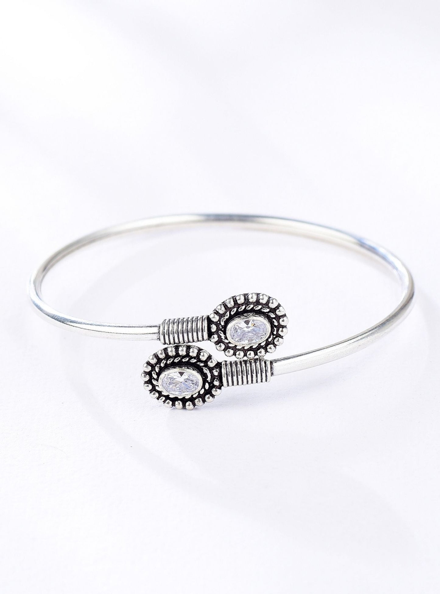 Pure Silver Ziya White Bracelet