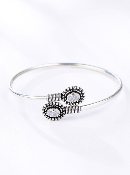 Pure Silver Ziya White Bracelet