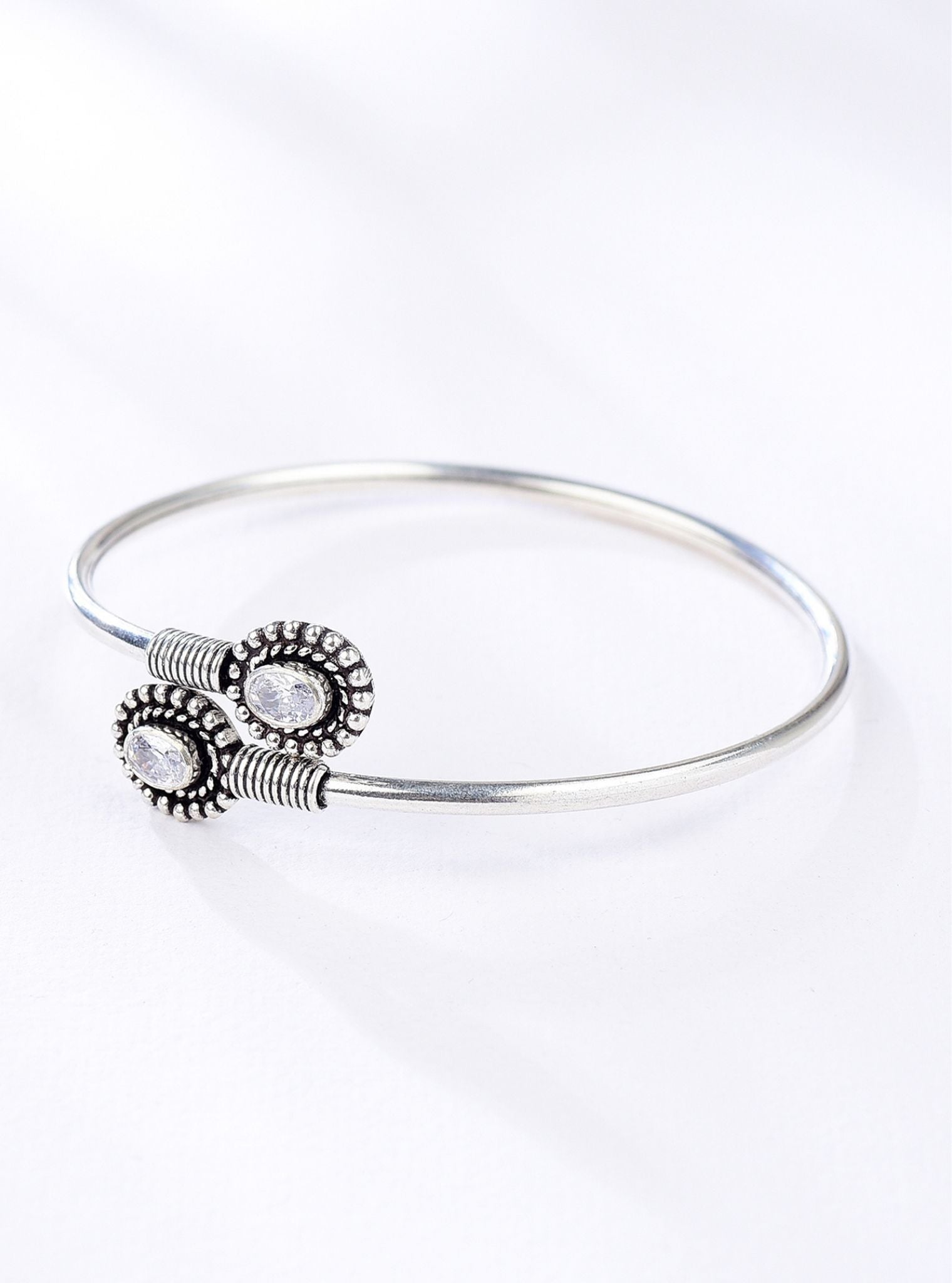 Pure Silver Ziya White Bracelet