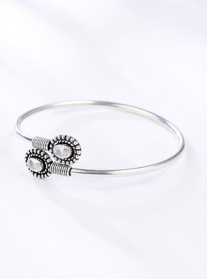 Pure Silver Ziya White Bracelet