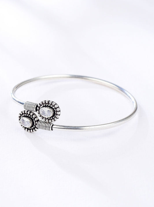 Pure Silver Ziya White Bracelet