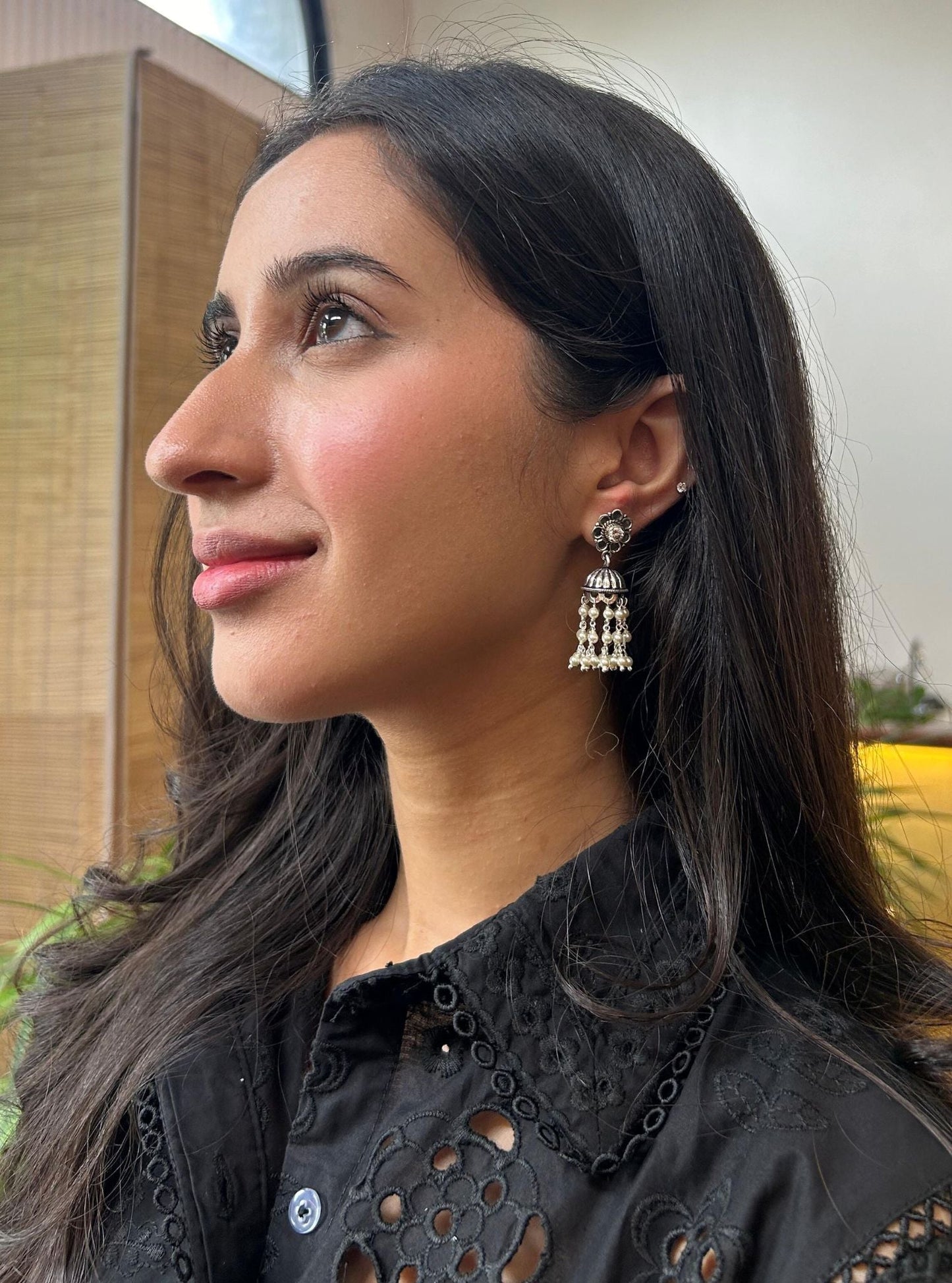 Pure Silver Zehra Jhumki